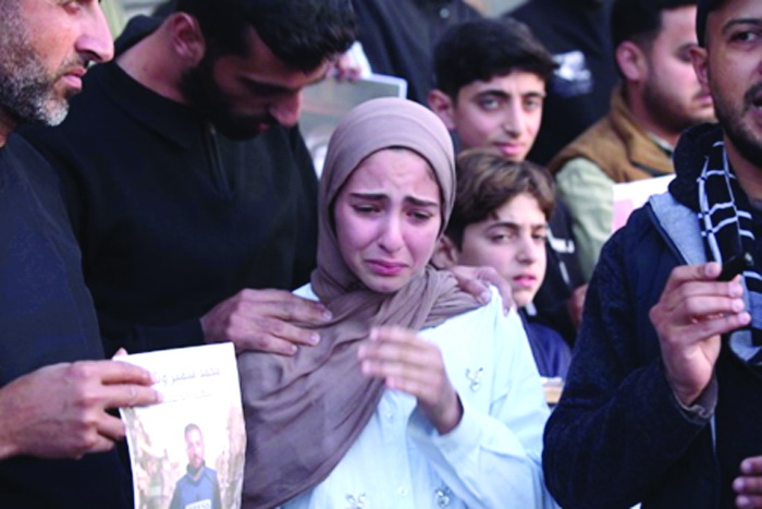 ગાઝાની હોસ્પિટલોમાં બે મૃતદેહો પહોંચ્યા,મૃત્યુઆંક ૭૨,૩૨૦થી વધુ થયો