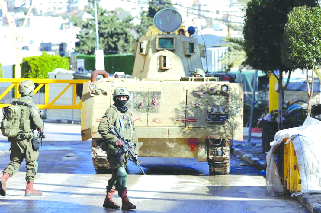 ઇઝરાયેલે કબજાવાળા વેસ્ટ બેંકનાહેબ્રોનમાં ‘મોટા પાયે’ લશ્કરી દરોડા પાડ્યા